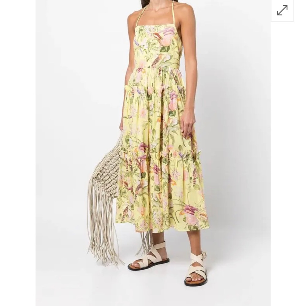 Cara Cara Harbour Island Dress Yellow size L